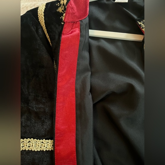 Soft surroundings Elegant Black and Gold Women's Jacket Size Small Runs Large - Picture 3 of 16